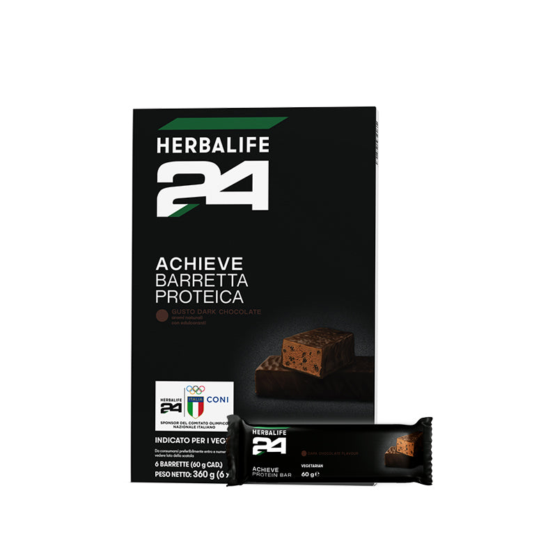 Barrette Proteiche H24 Achieve Dark Chocolate